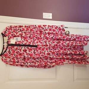 Kate Spade NWT silk dress with bonus KS bracelet